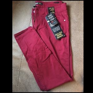 Jordache Maroon Skinny Jeans